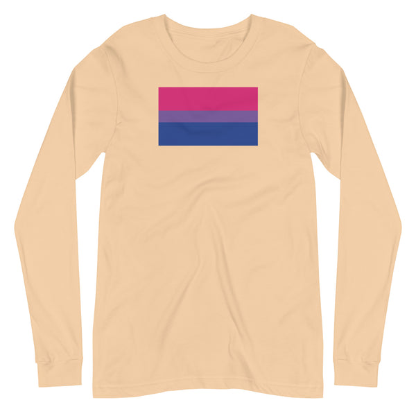 Bisexual Flag Unisex Long Sleeve Tee