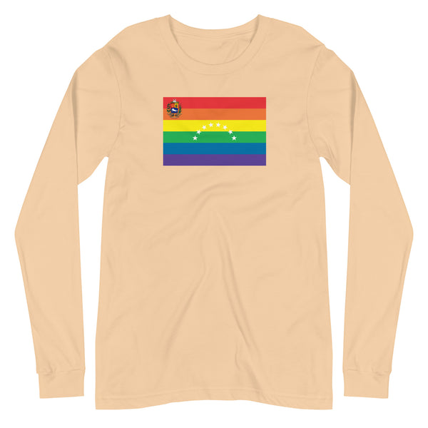 Venezuela LGBT Pride Flag Unisex Long Sleeve Tee