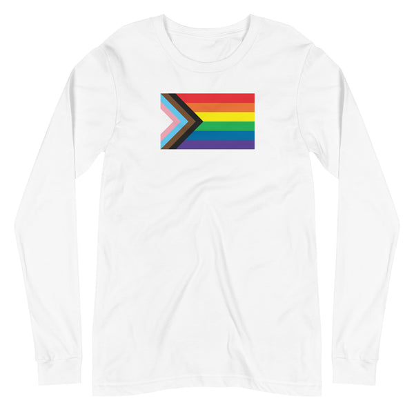 Progress Pride Flag Unisex Long Sleeve Tee