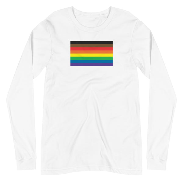 More color, More Pride Flag Unisex Long Sleeve Tee
