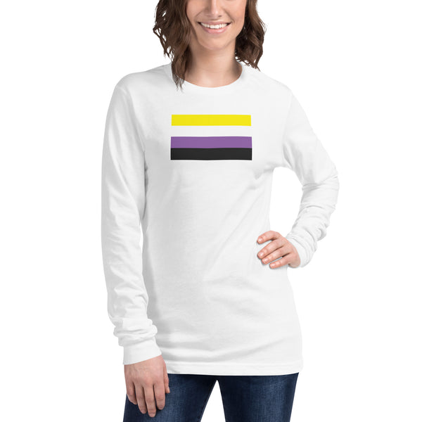 Non Binary Pride Flag Long Sleeve Tee