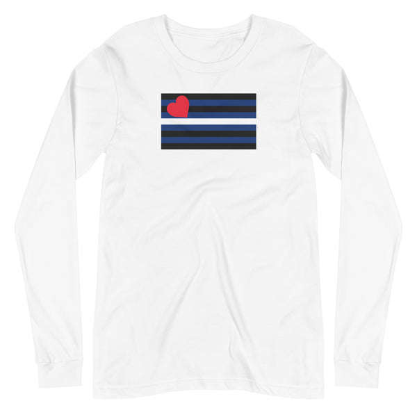 Leather Pride Flag Long Sleeve T-Shirt