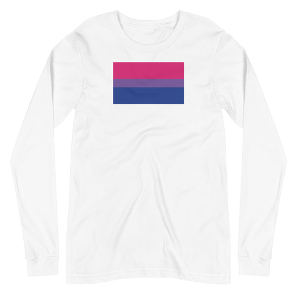 Bisexual Flag Unisex Long Sleeve Tee