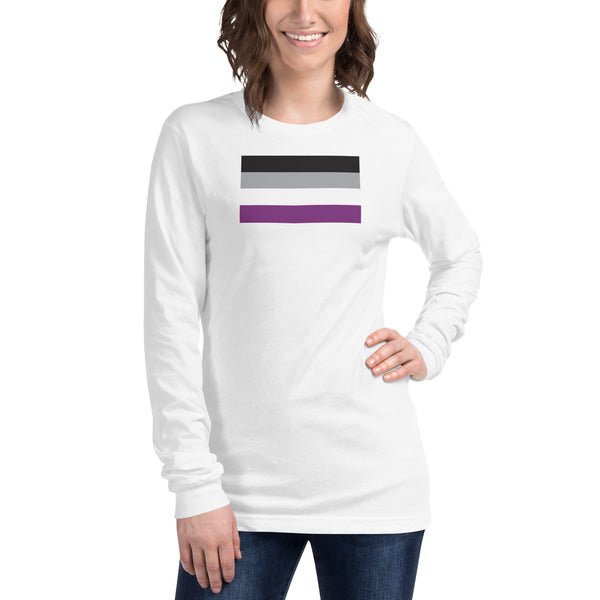 Asexual Pride Flag Unisex Long Sleeve T-Shirt