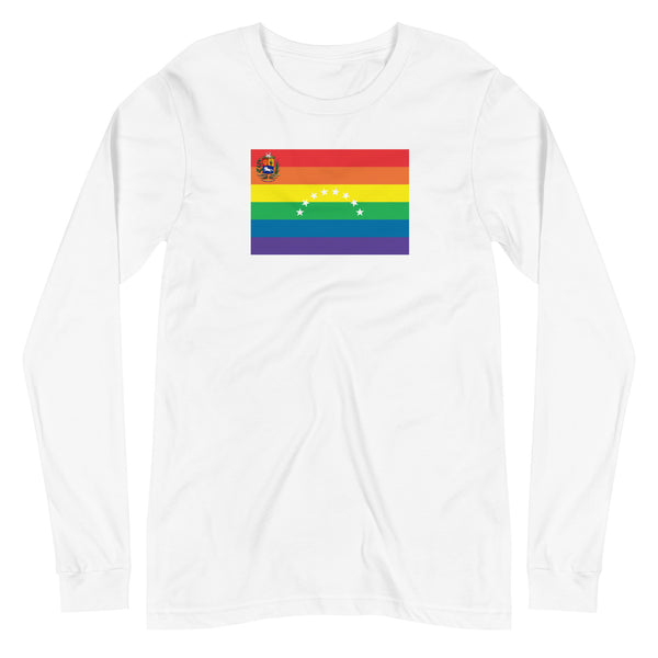 Venezuela LGBT Pride Flag Unisex Long Sleeve Tee