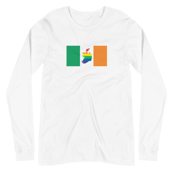 Ireland LGBT Pride Flag Unisex Long Sleeve Tee