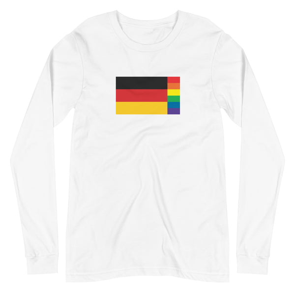 Germany LGBT Pride Flag Unisex Long Sleeve Tee