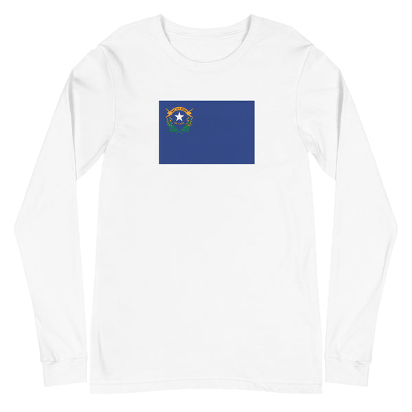 Nevada Flag Unisex Long Sleeve Tee