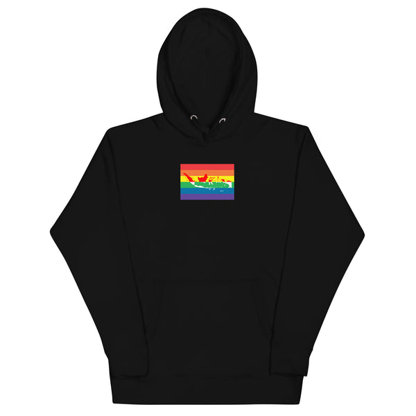 Indonesia LGBT Pride Flag Unisex Hoodie