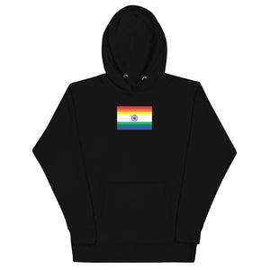 India LGBT Pride Flag Unisex Hoodie