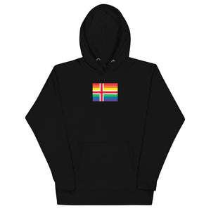 Iceland LGBT Pride Flag Unisex Hoodie