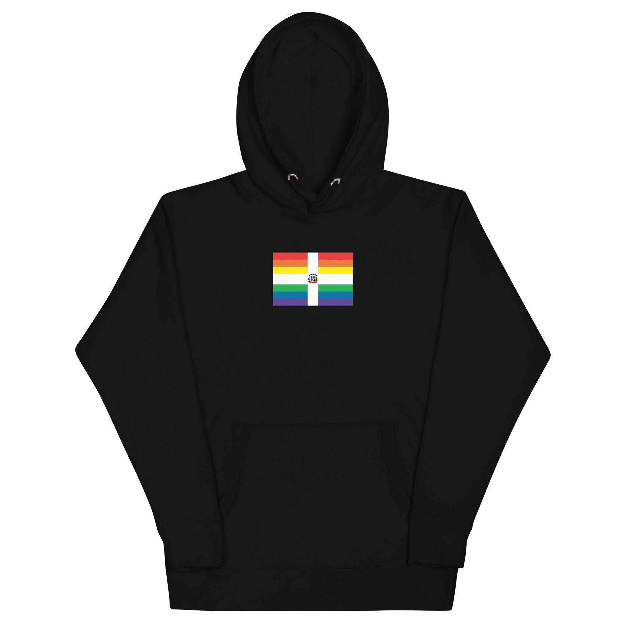 Dominican Republic LGBT Pride Flag Unisex Hoodie