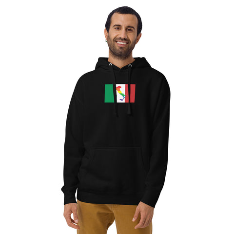 Italy LGBT Pride Flag Unisex Hoodie