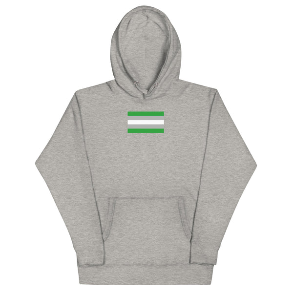 Gray Romantic Flag Unisex Hoodie