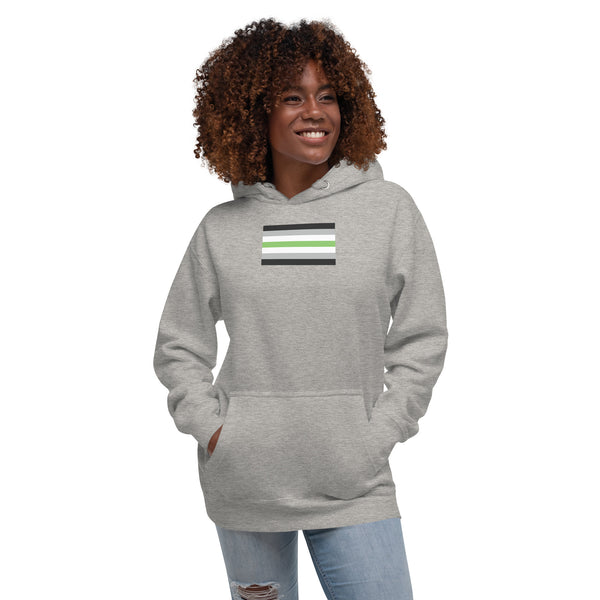 Agender Flag Unisex Hoodie