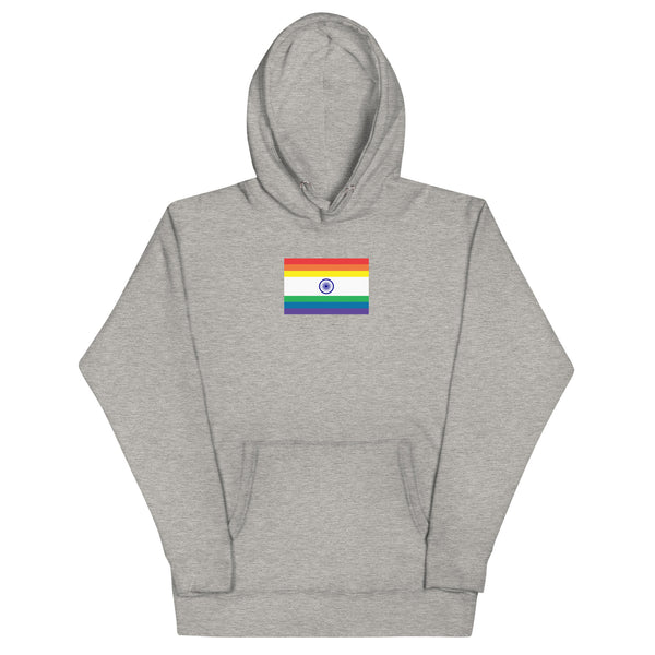 India LGBT Pride Flag Unisex Hoodie