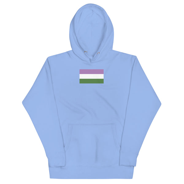 Genderqueer Flag Unisex Hoodie