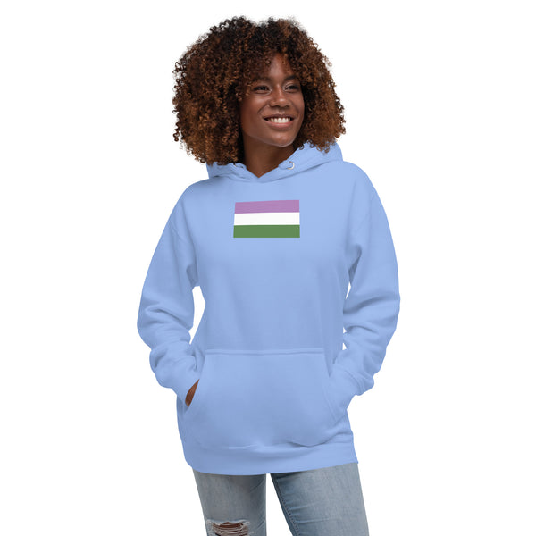 Genderqueer Flag Unisex Hoodie