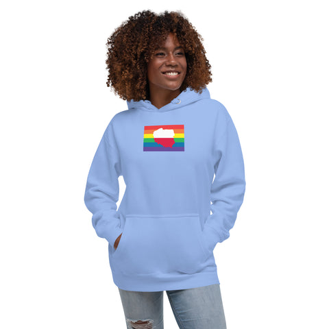 Poland LGBT Pride Flag Unisex Hoodie