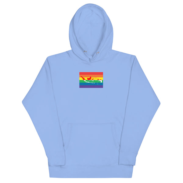 Indonesia LGBT Pride Flag Unisex Hoodie