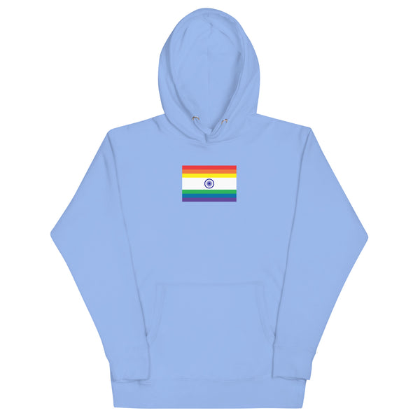India LGBT Pride Flag Unisex Hoodie