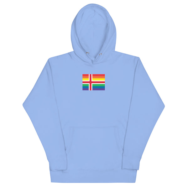 Iceland LGBT Pride Flag Unisex Hoodie