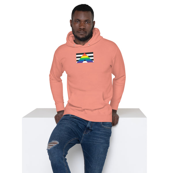 Straight Ally Flag Unisex Hoodie