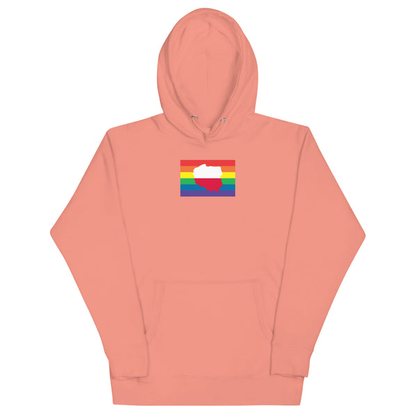 Poland LGBT Pride Flag Unisex Hoodie