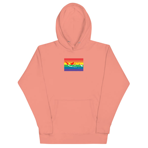 Indonesia LGBT Pride Flag Unisex Hoodie