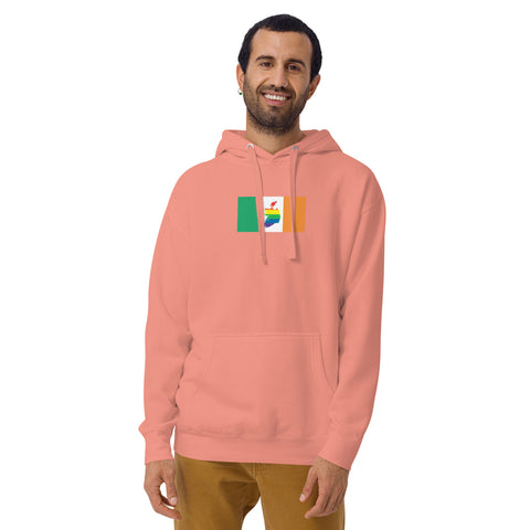 Ireland LGBT Pride Flag Unisex Hoodie