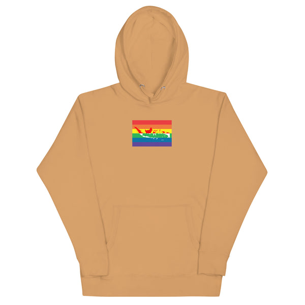 Indonesia LGBT Pride Flag Unisex Hoodie
