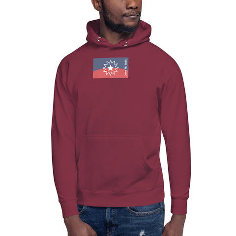 Juneteenth Flag Unisex Hoodie