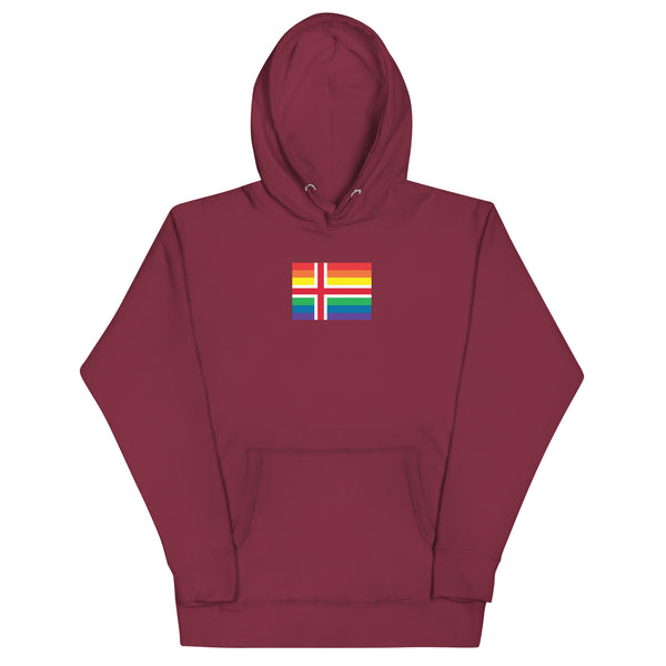 Iceland LGBT Pride Flag Unisex Hoodie