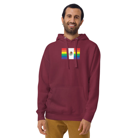 Mexico LGBT Pride Flag Unisex Hoodie