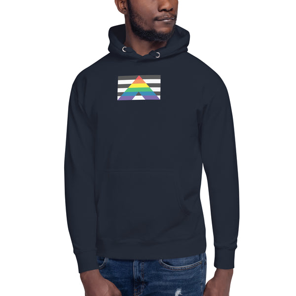 Straight Ally Flag Unisex Hoodie