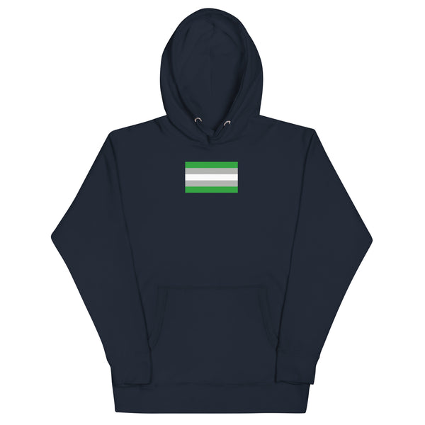 Gray Romantic Flag Unisex Hoodie
