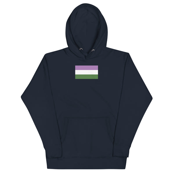 Genderqueer Flag Unisex Hoodie