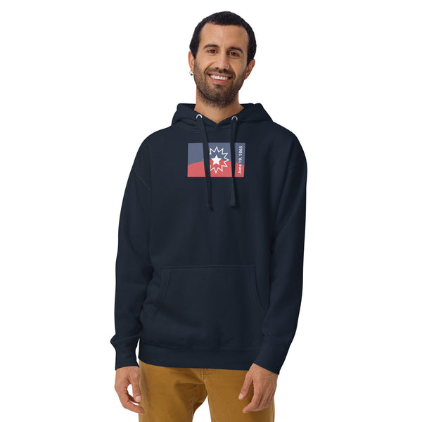 Juneteenth Flag Unisex Hoodie