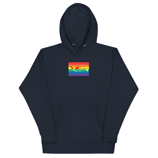 Indonesia LGBT Pride Flag Unisex Hoodie