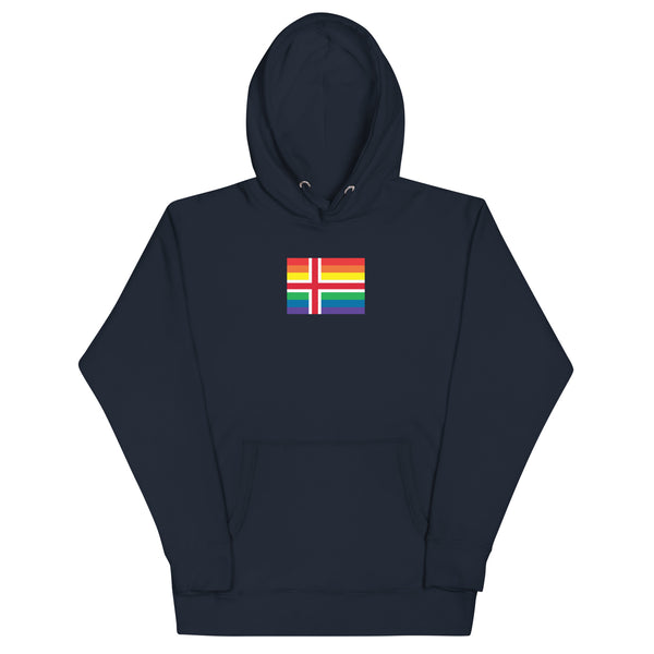 Iceland LGBT Pride Flag Unisex Hoodie