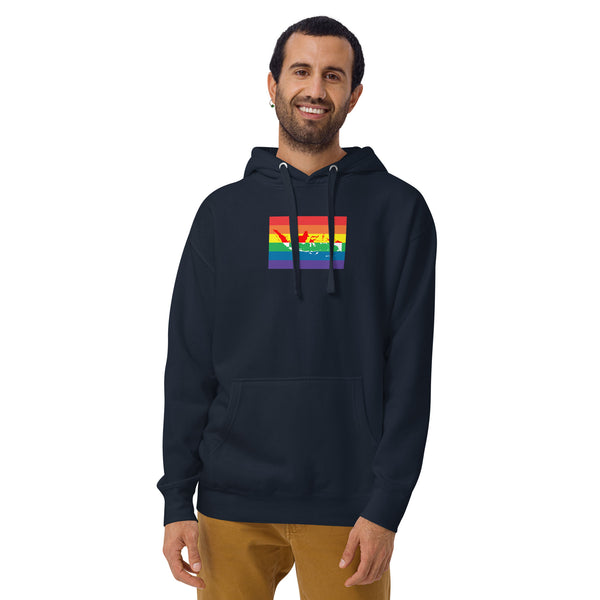 Indonesia LGBT Pride Flag Unisex Hoodie