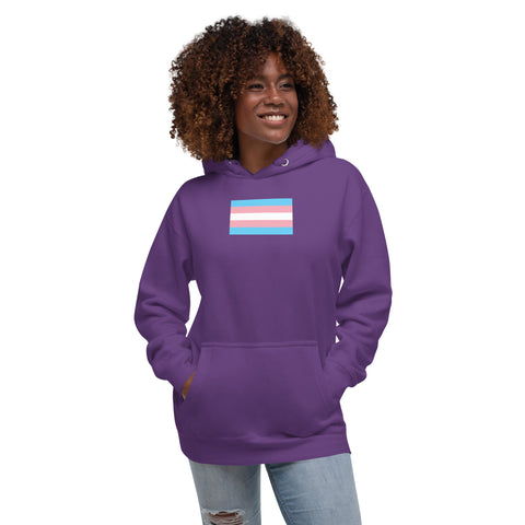 Trans Flag Unisex Hoodie