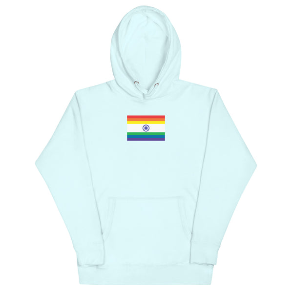 India LGBT Pride Flag Unisex Hoodie