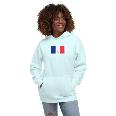 France LGBT Pride Flag Unisex Hoodie