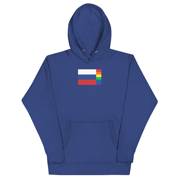 Russia LGBT Pride Flag Unisex Hoodie