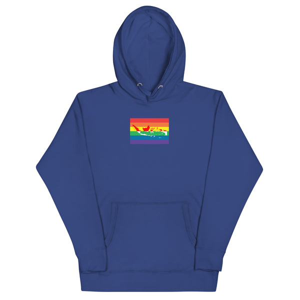 Indonesia LGBT Pride Flag Unisex Hoodie