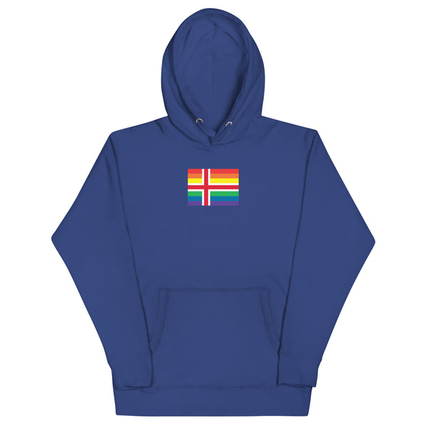 Iceland LGBT Pride Flag Unisex Hoodie