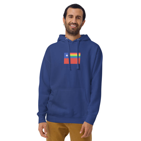 Chile LGBT Pride Flag Unisex Hoodie