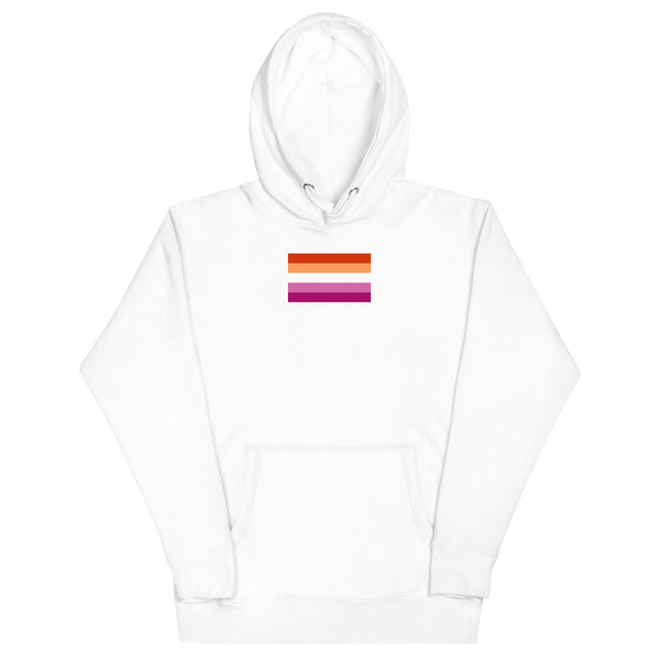 Sunset Lesbian Pride Flag (2019) Hoodie
