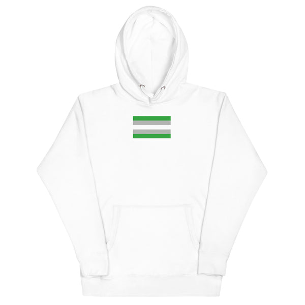 Gray Romantic Flag Unisex Hoodie